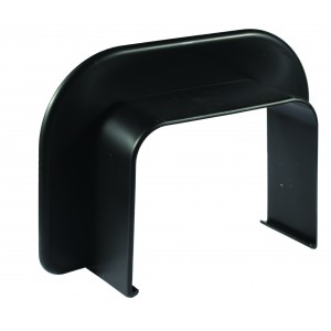 Clima Plus Black Wall Duct 90 x 65