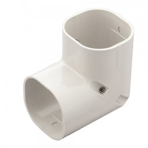 Inaba Denko Slimduct - 75mm Elbow Bend - White