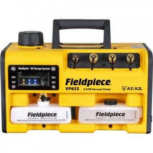 Fieldpiece A3 RunQuick VP633UK 6cfm Vacuum Pump Dual Voltage